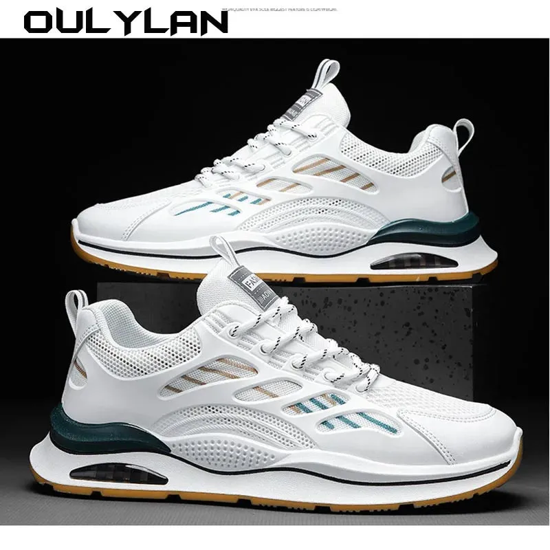 2024 Fashion Men's Sneakers Lightweight Wear-resistant Anti Slip Running Shoes Casual White Footwear Men Summer Sports Shoes