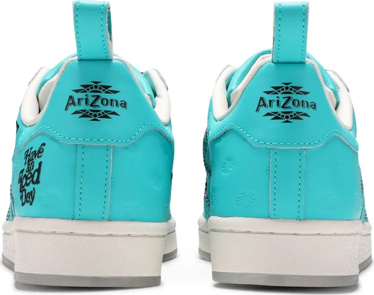 Adidas Arizona x Superstar 'Have an Iced Day - Teal White' Sneakers, Green