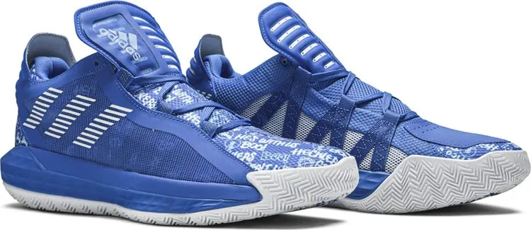 Adidas Dame 6 'Glow Blue' sneakers, blue