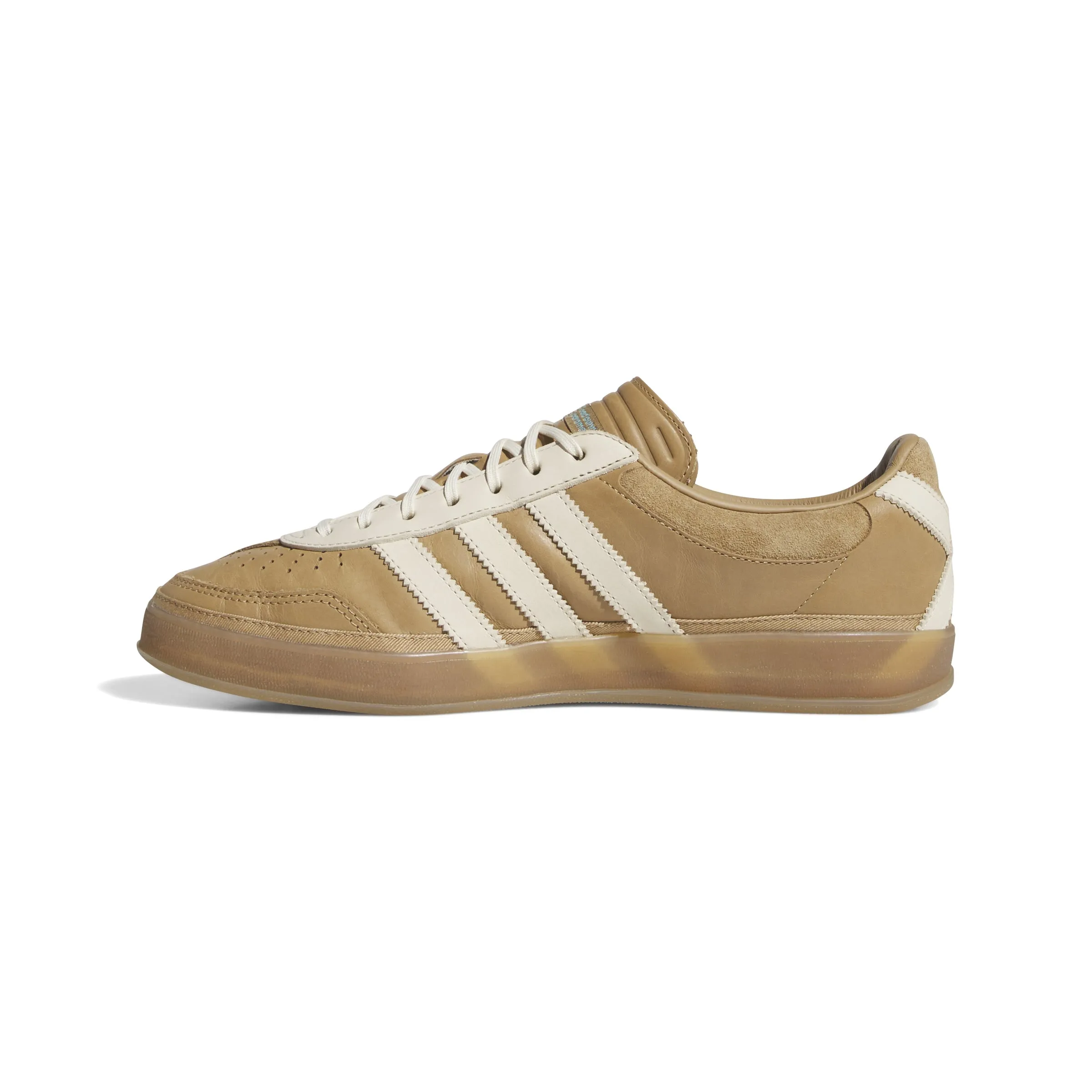 Adidas x  Bad Bunny X Lionel Messi Gazelle Beige/Cardboard/Cream White/Wild Brown JR0182