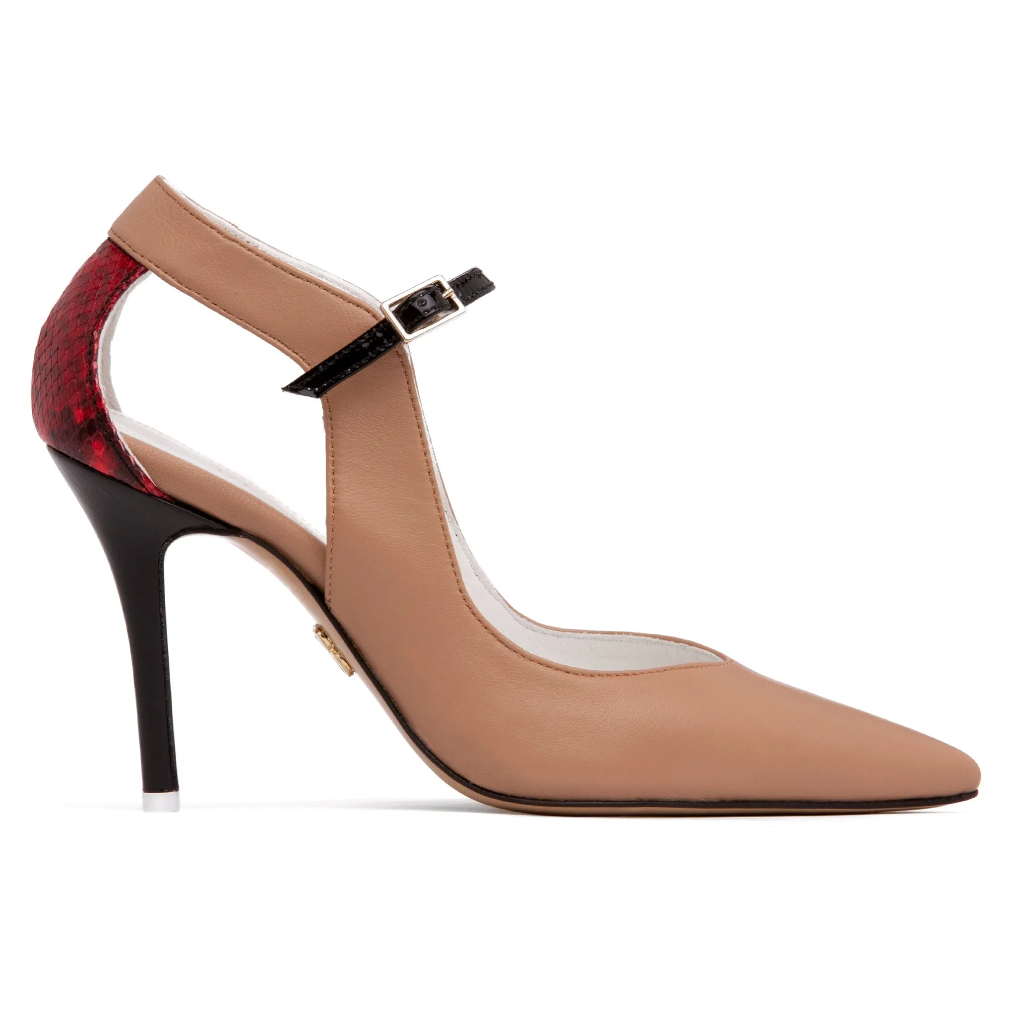 Agnese Stiletto Leather Pump