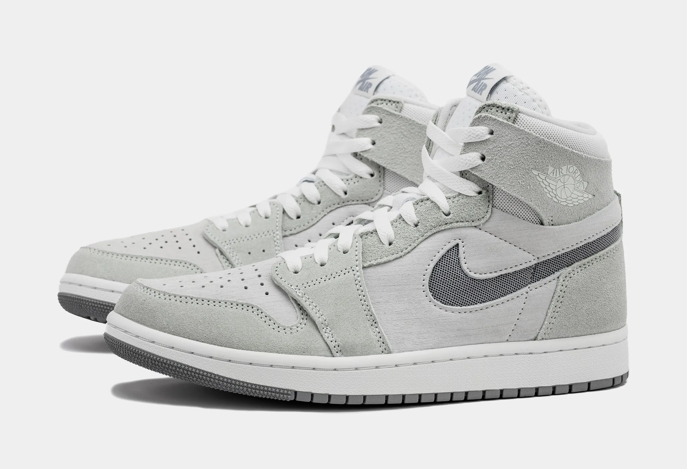 Air Jordan 1 Zoom CMFT 2 Particle Grey Mens Lifestyle Shoes (Grey)