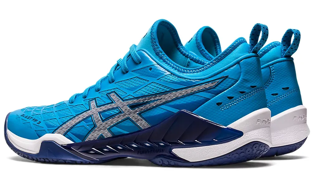 Asics Blast FF 3 Men's Court Shoes, Island Blue / Indigo