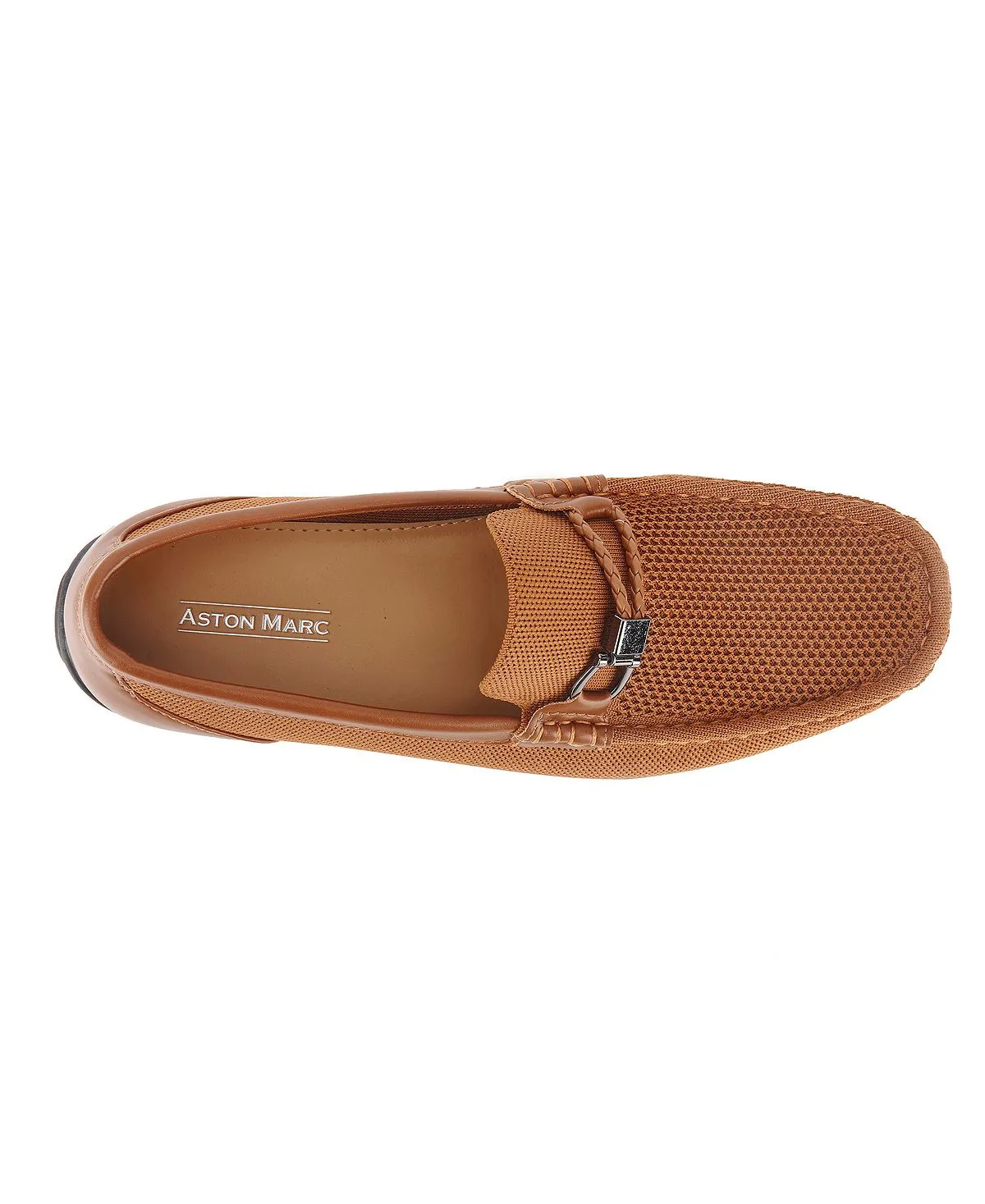 Aston Marc Men's Knit Moccasin Loafers