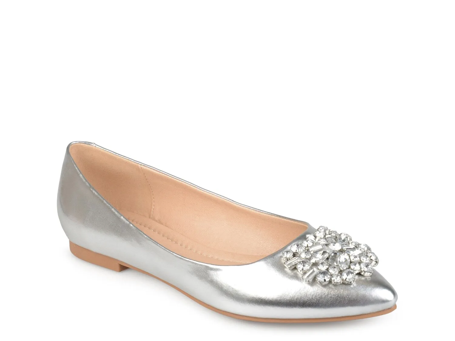 Ballerinas Journee Collection Renzo, metallic