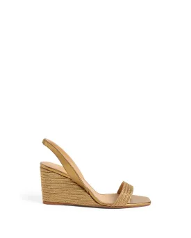 Barby Wedge Espadrilles Oro Veijo