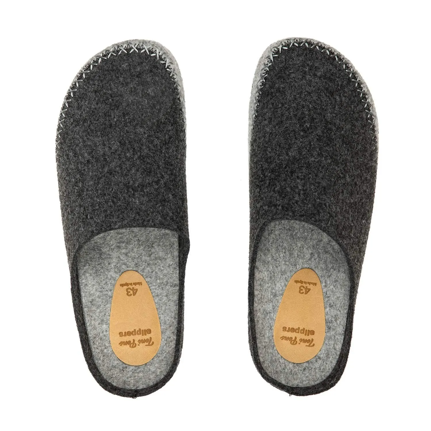 Basic Felt Slippers for Men - Liam