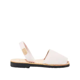 Basic Open Toe Leather Menorcan Sandal For Kids - Iker 1097 Ciervo