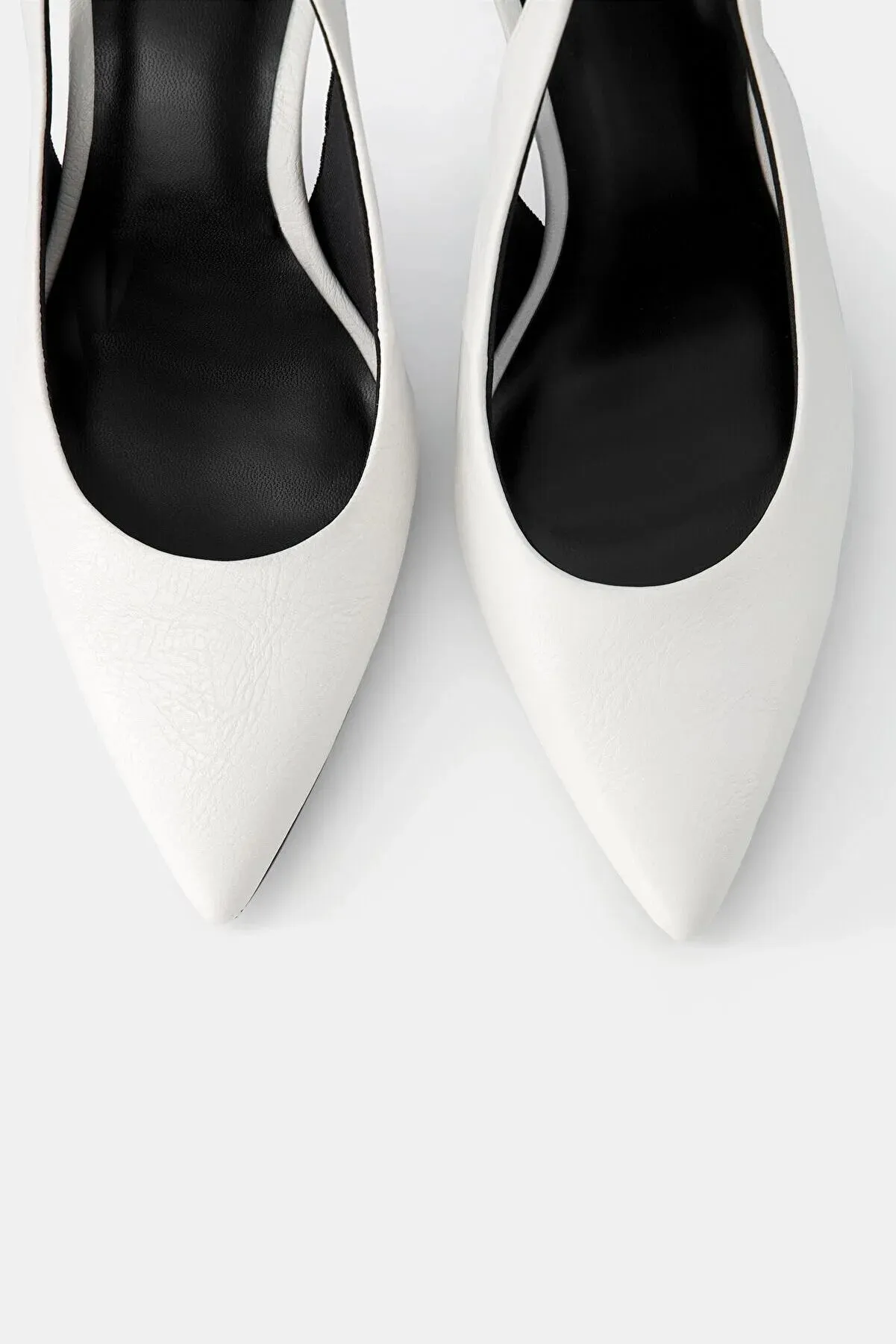 Bershka Women's  White Stiletto Heels