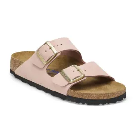 Birkenstock Women's Arizona Soft Footbed Nubuck Leather Pink