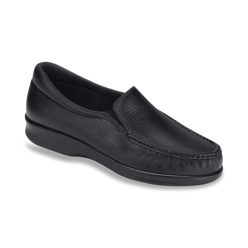 BLACK | SAS Twin - Slip On Walking Shoe at Brandy's Shoes Made in USA