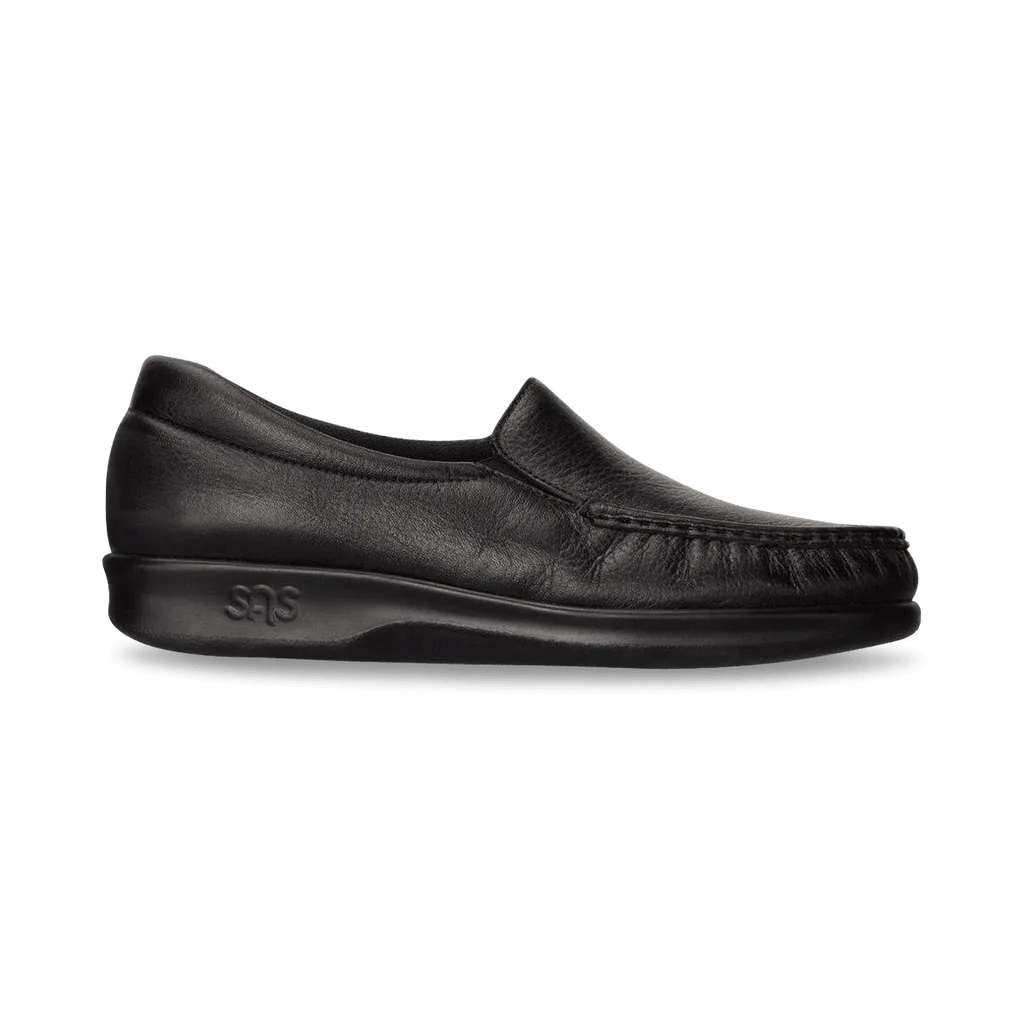 BLACK | SAS Twin - Slip On Walking Shoe at Brandy's Shoes Made in USA