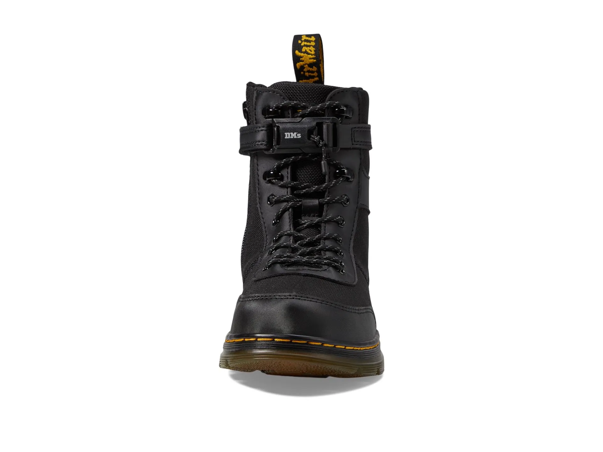 Boots Dr. Martens Kid's Collection Combs Tech (Big Kid), black