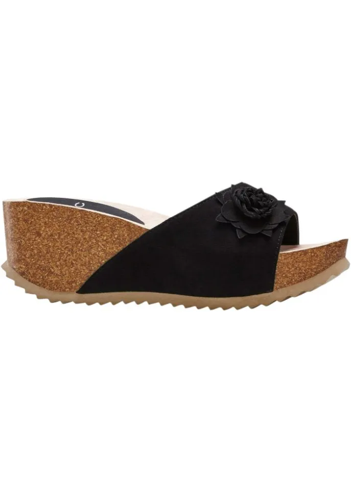 Bpc Bonprix Collection wedge mules, black