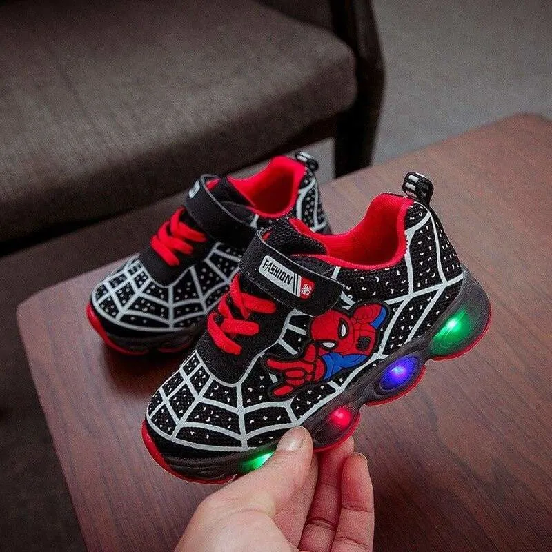 Cartoon Led Sneakers Shoes For Boy and Girl