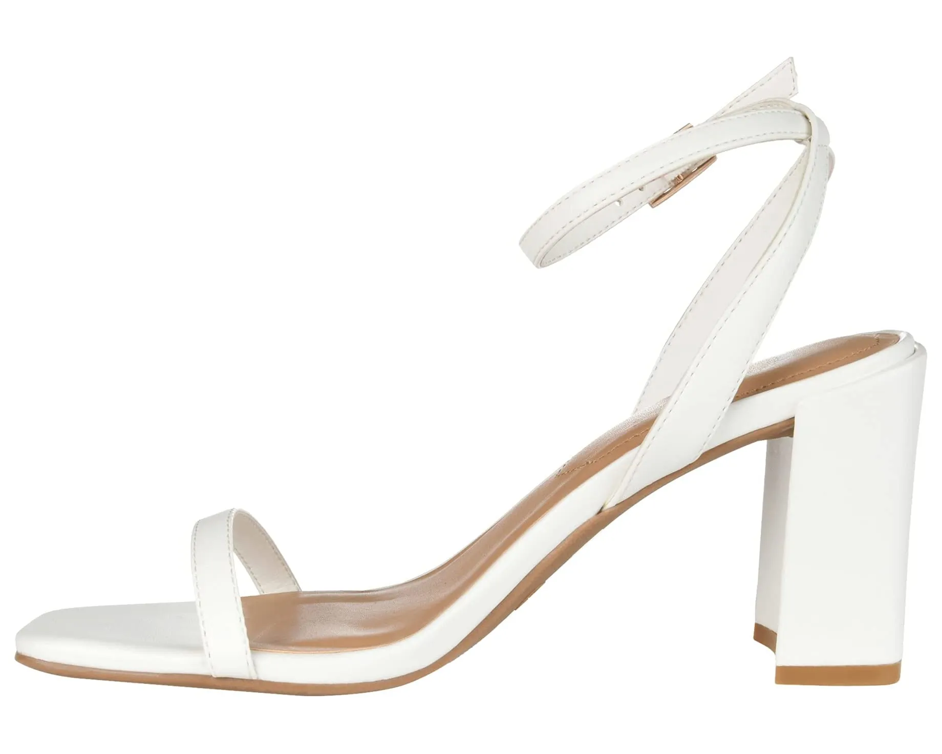 Chasity Pump Journee Collection heels, white