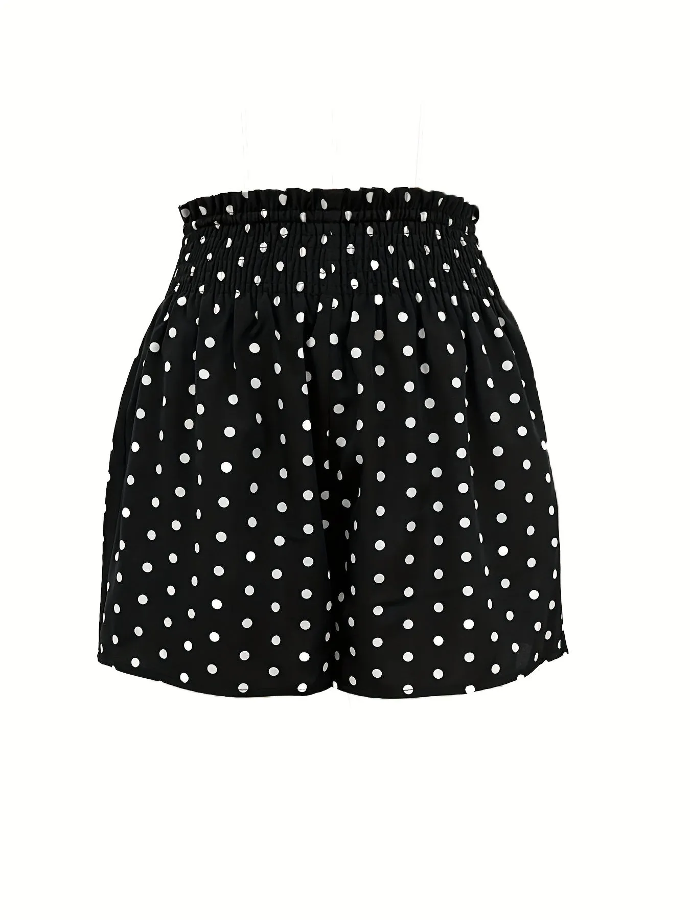 Chic Polka Dot Ruched Shorts Perfect for Every Occasion