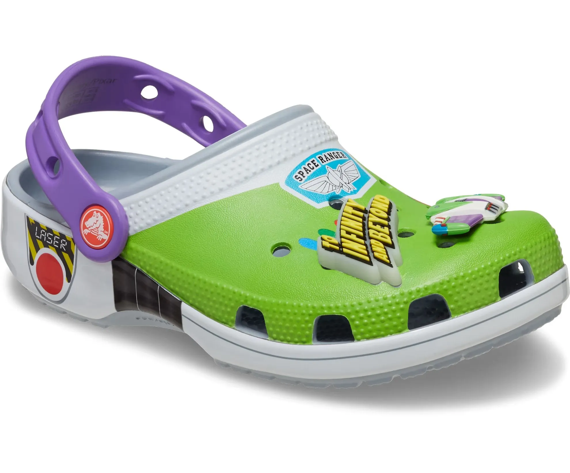 Children's clogs Crocs Classic x Toy Story 'Buzz Lightyear', green/gray