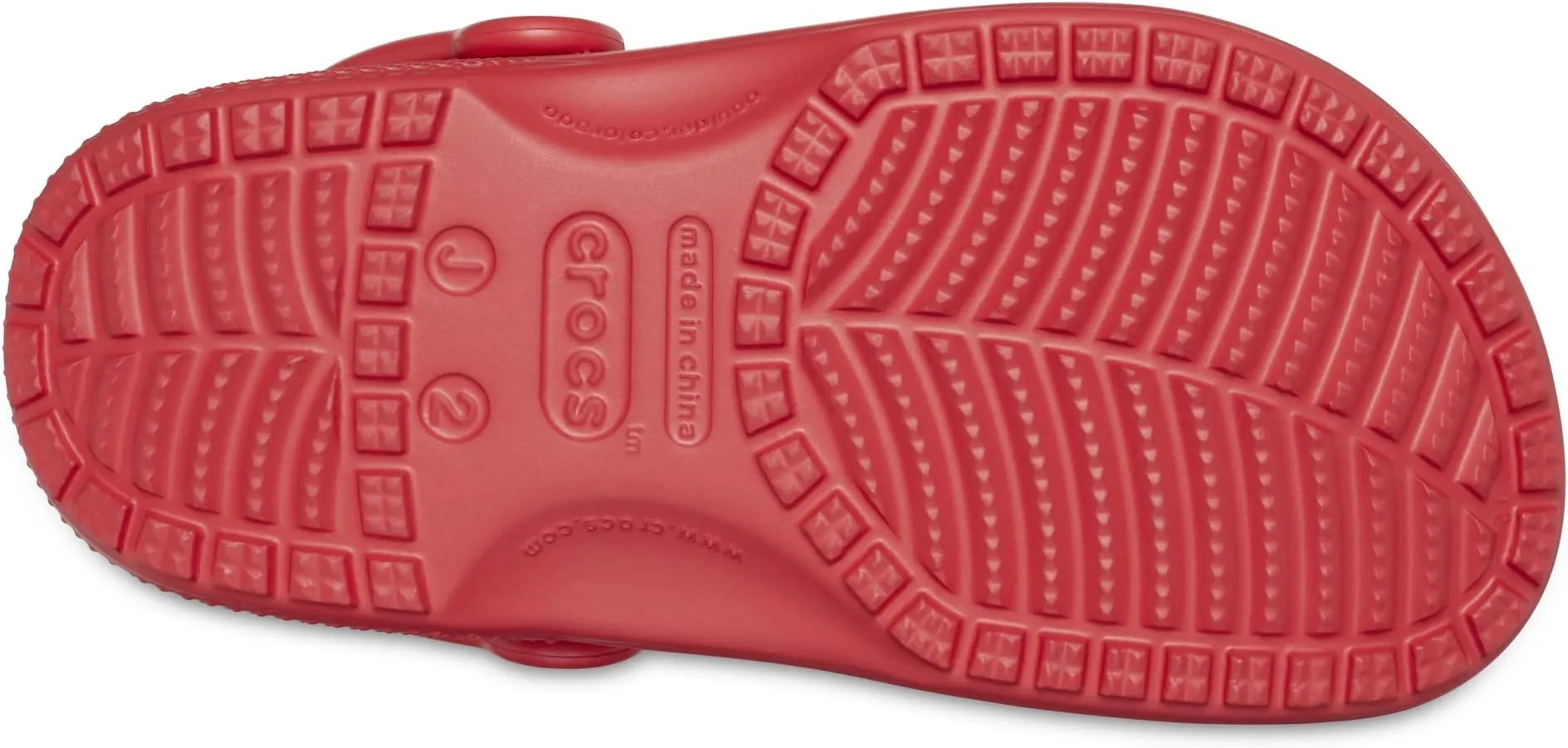 Classic Clog Crocs, Varsity Red