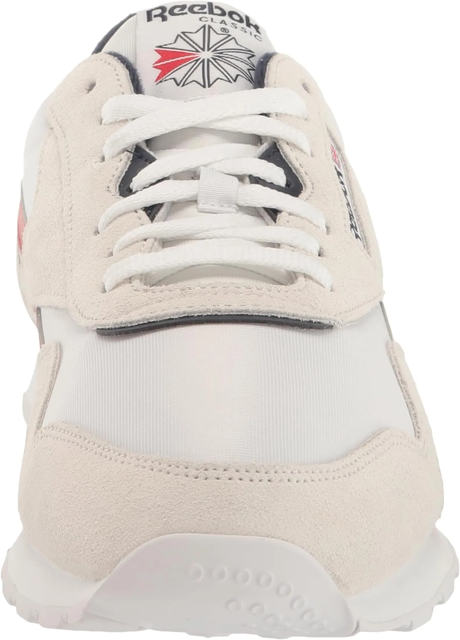 Classic Nylon Reebok Sneakers, White/White