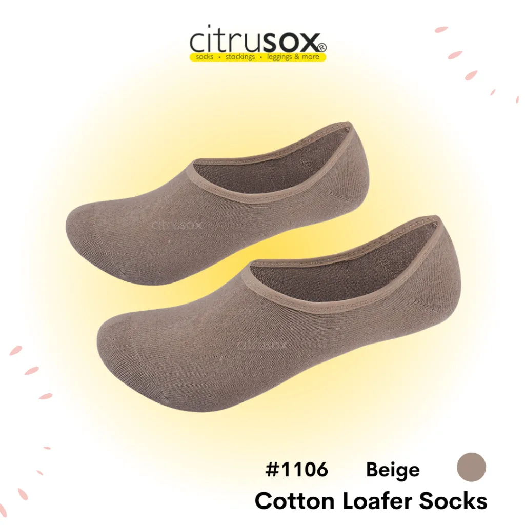 Cotton Loafer No-Show Socks