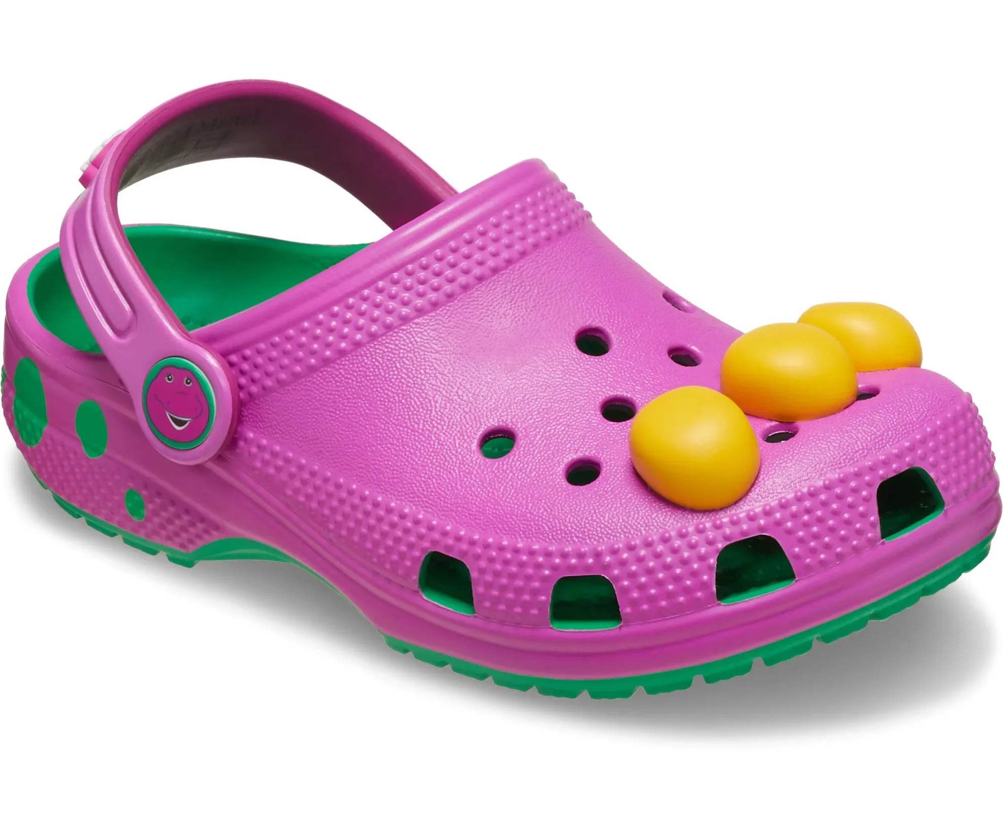 Crocs Classic x Barney Baby Clogs, Purple