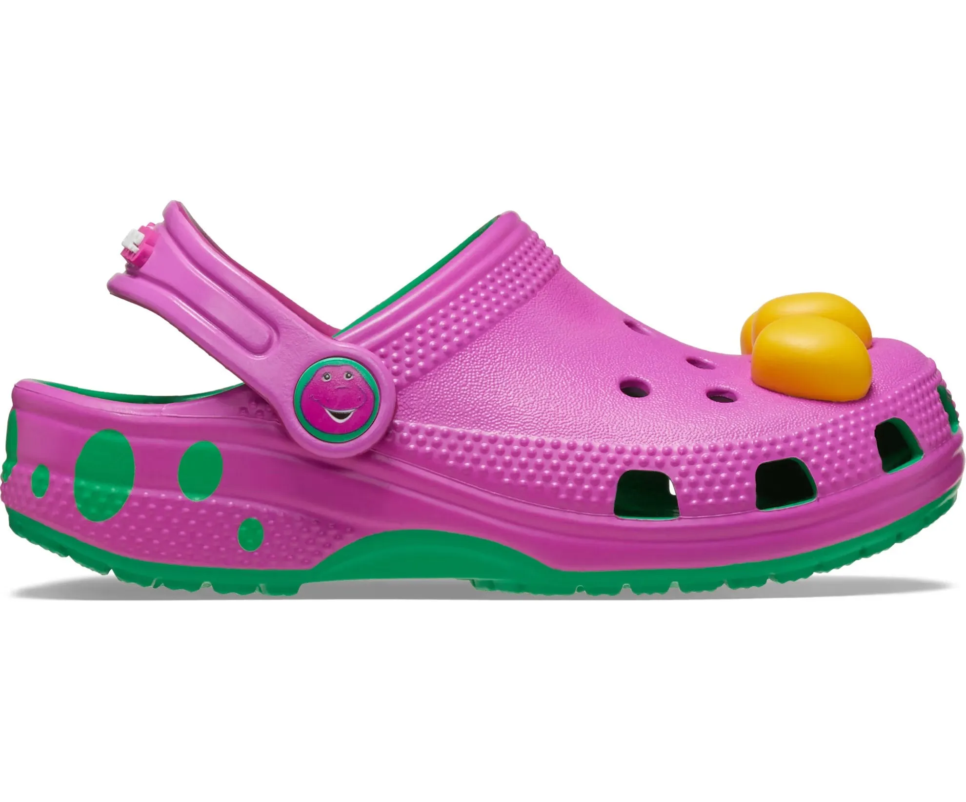 Crocs Classic x Barney Baby Clogs, Purple