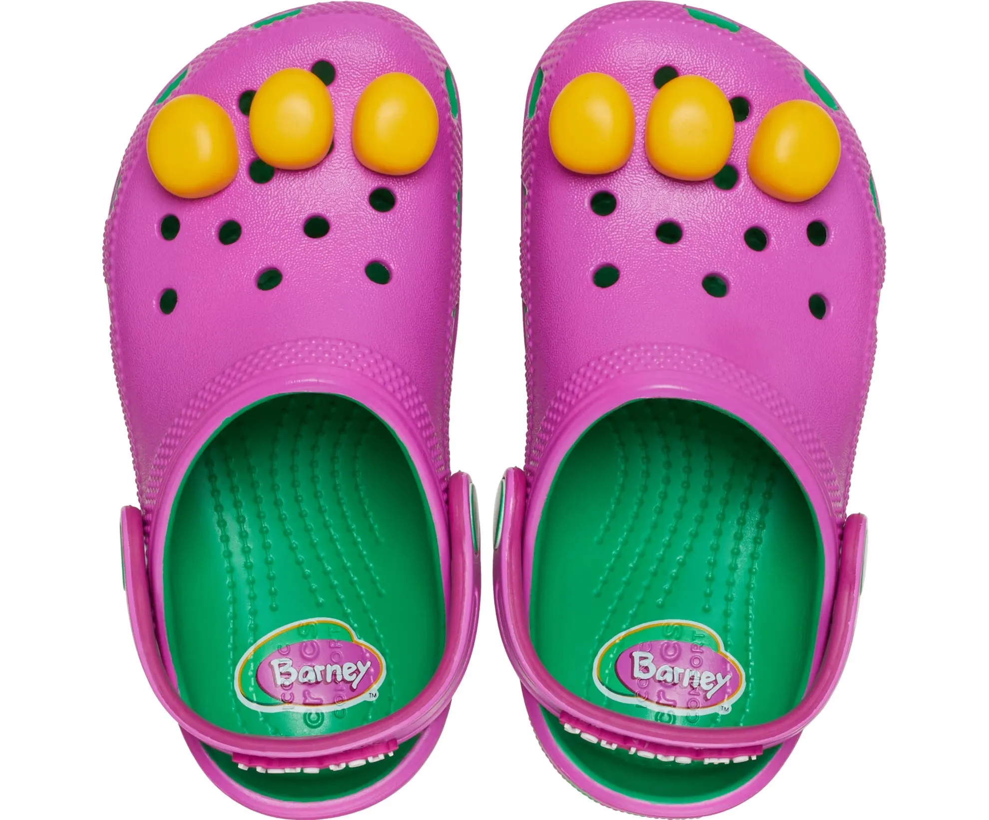 Crocs Classic x Barney Baby Clogs, Purple