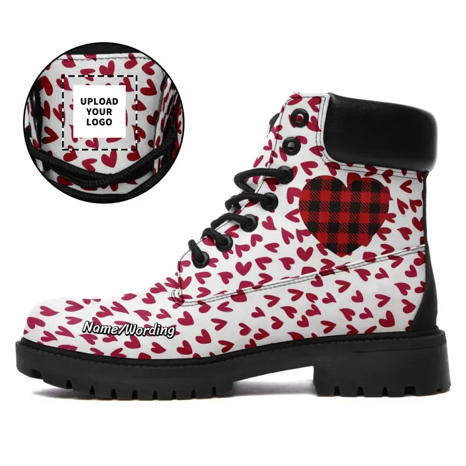 Custom Logo Gifts, Personalized Fashion Boots, Custom Valentine's Boots for Lover,Best Gift,TB-23025001