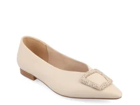 Elowen ballet flats from the Journee Journee Collection, beige