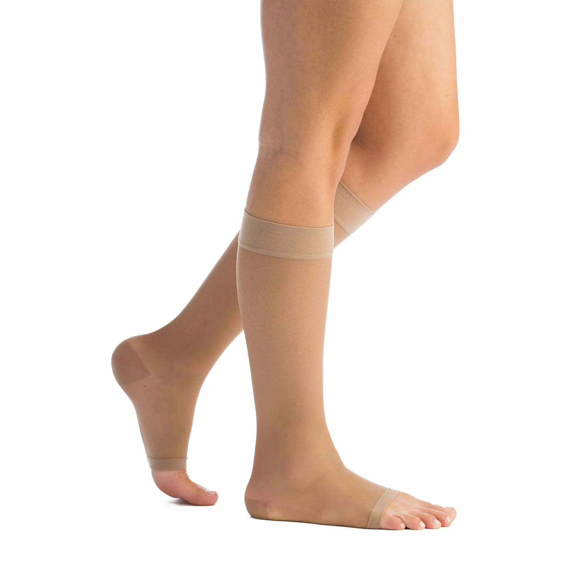 EvoNation Everyday Sheer 15-20 mmHg OPEN TOE Knee High