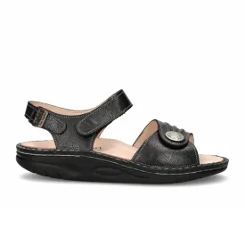 Finn Comfort Sausalito Backstrap Sandal (Women) - Schwarz Arabesque