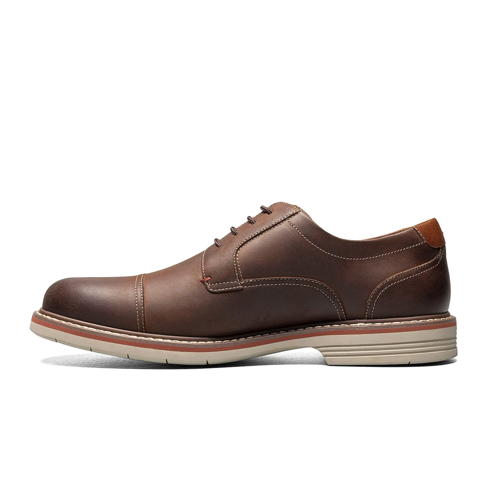 Florsheim Norwalk Cap Toe Oxford (Men) - Brown Crazy Horse