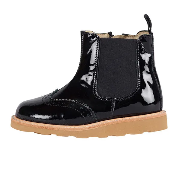 Francis Kids Chelsea Boot Black Patent Leather