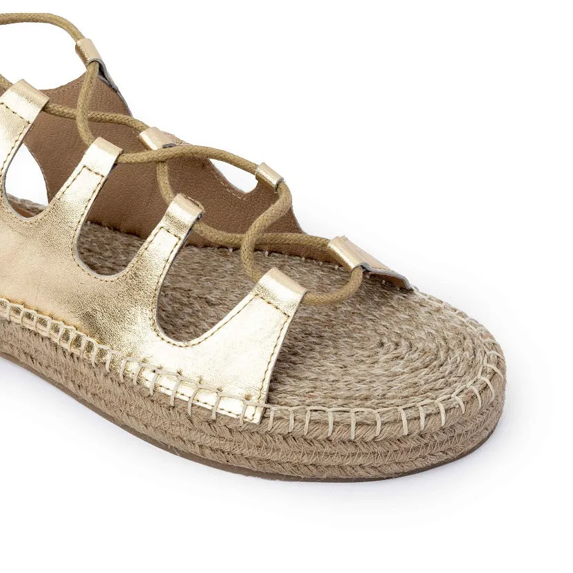 Gladiator Gold Sandals