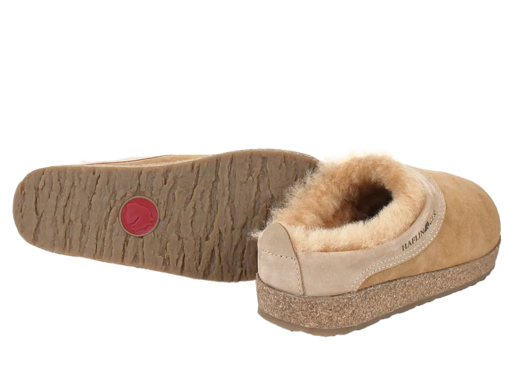 Haflinger Clogs Sheepskin Snowbird Natural