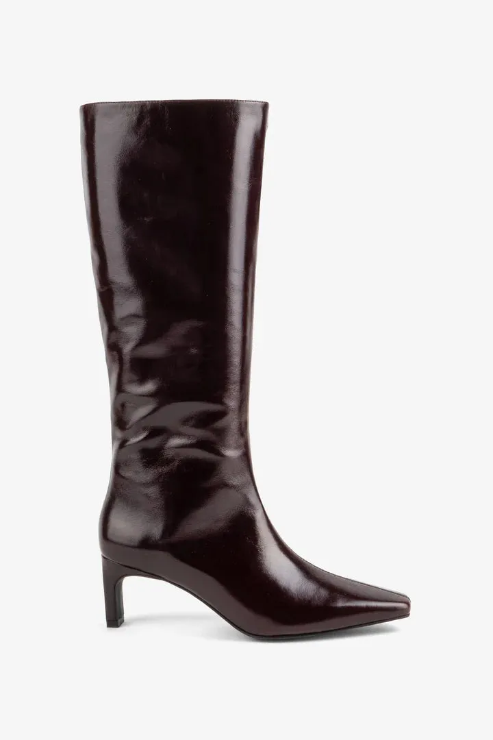 IB SEVILLE TALL BOOTS BURGANDY