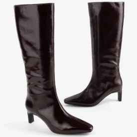 IB SEVILLE TALL BOOTS BURGANDY