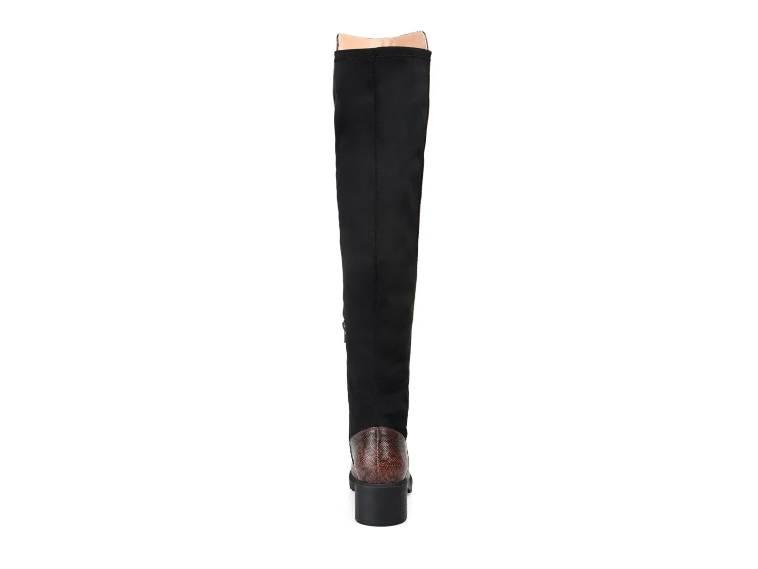 Journee Collection Aryia wide over the knee boots, brown