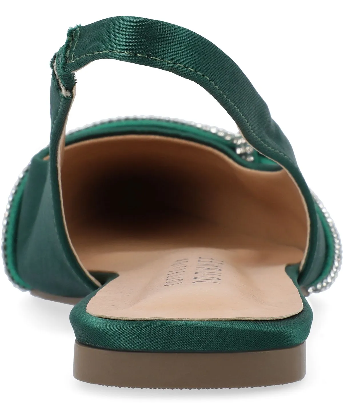 Journee Collection Women's Rebbel Flat Shoes, Green