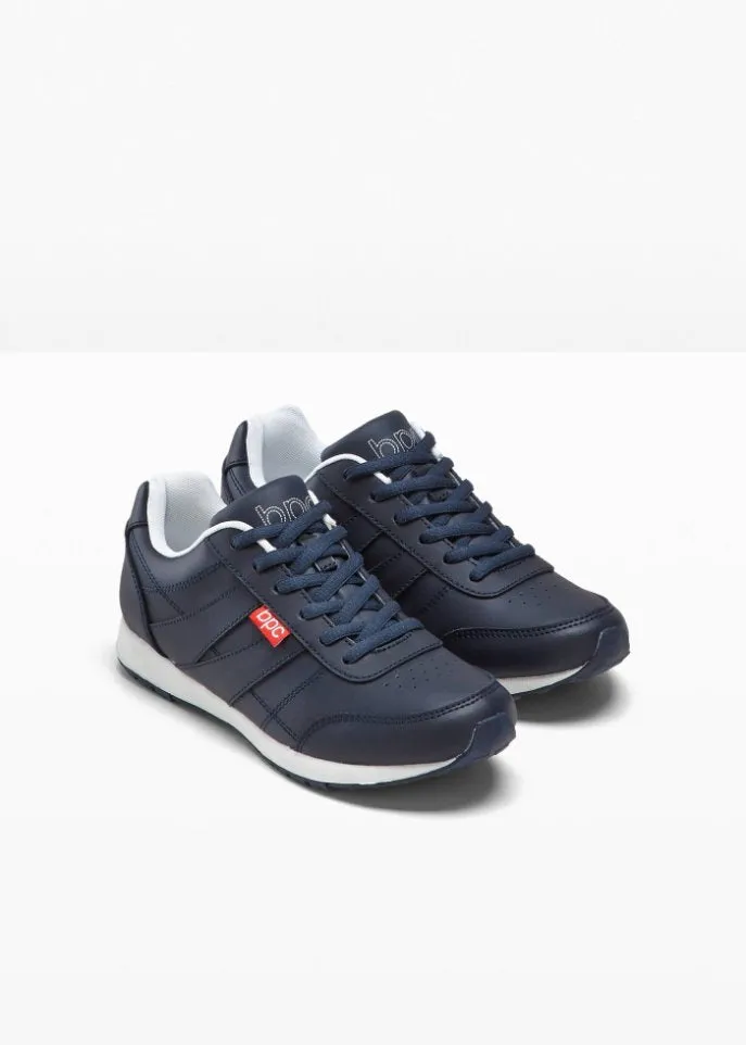 Leather sneakers Bpc Bonprix Collection, blue