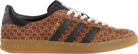 Limited edition Adidas Adidas x Gucci Gazelle 'Square GG Monogram' sneakers, brown