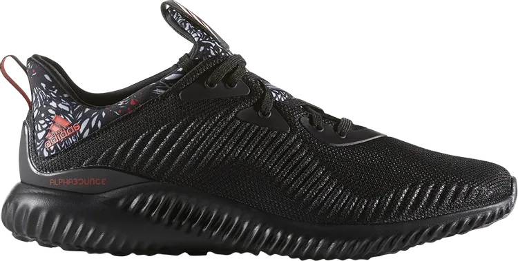 Limited Edition Adidas Alphabounce 'Chinese New Year' Sneakers, Black