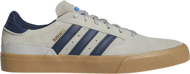 Limited edition Adidas Busenitz Vulc 2 'Grey Collegiate Navy' sneakers, gray