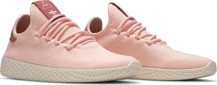 Limited edition Adidas Pharrell x Wmns Tennis Hu 'Icey Pink' sneakers, pink