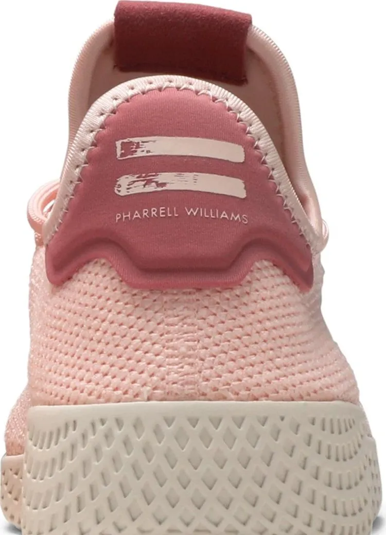 Limited edition Adidas Pharrell x Wmns Tennis Hu 'Icey Pink' sneakers, pink