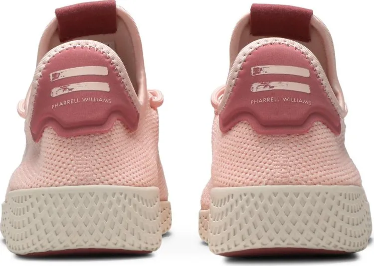 Limited edition Adidas Pharrell x Wmns Tennis Hu 'Icey Pink' sneakers, pink