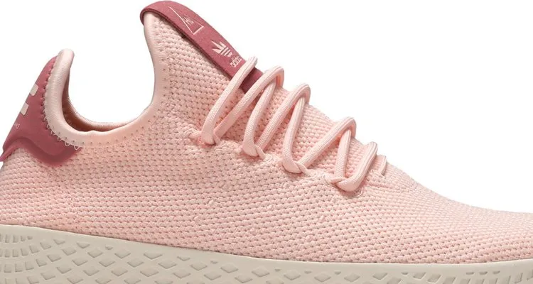 Limited edition Adidas Pharrell x Wmns Tennis Hu 'Icey Pink' sneakers, pink