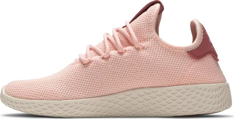 Limited edition Adidas Pharrell x Wmns Tennis Hu 'Icey Pink' sneakers, pink