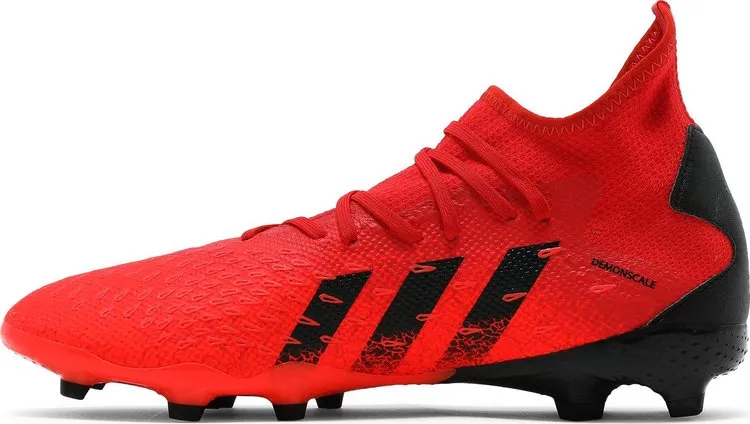 Adidas Predator Freak.3 FG Limited Edition Demonscale - Solar Red Football Boots in Red